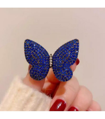 XSB161 - Blue Exquisite Butterfly Brooch